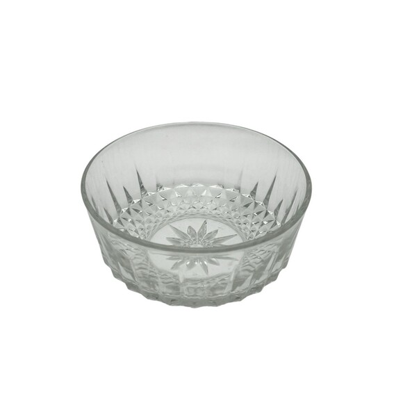 Arcoroc Other - Vintage Arcoroc USA - 4.75"D Clear Glass Bowl - Starburst Diamond Pattern